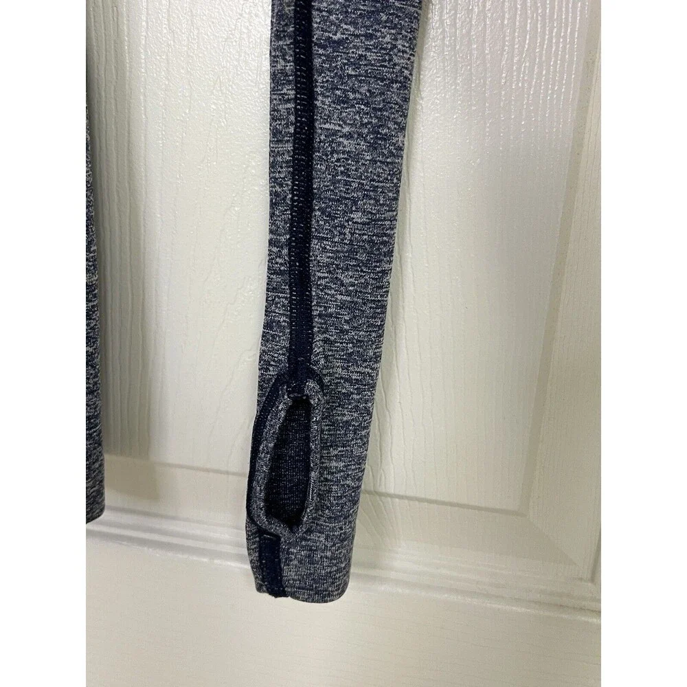 J. CREW NEW BALANCE Seamless Active Hoodie Active Pullover Navy XS - Picture 3 of 4